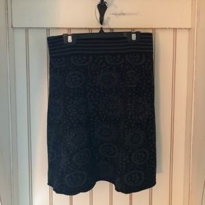 Dark grey comfy skirt